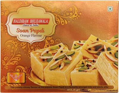

Haldiram Bhujiawala Orange Soan Papdi(500 g, Box)