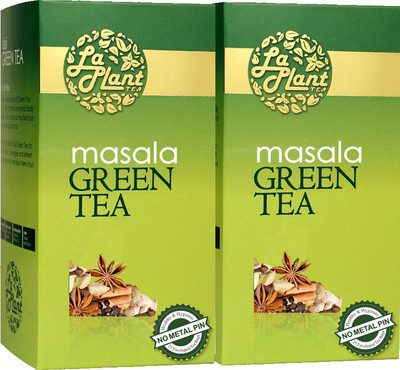 

LaPlant Masala Spices Green Tea Bags(50 Bags, Box)