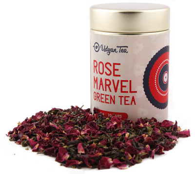 

Udyan Tea Rose Marvel Green Tea - Natural & Pure Whole Leaf Tea Rose Tea(50 g, Box)
