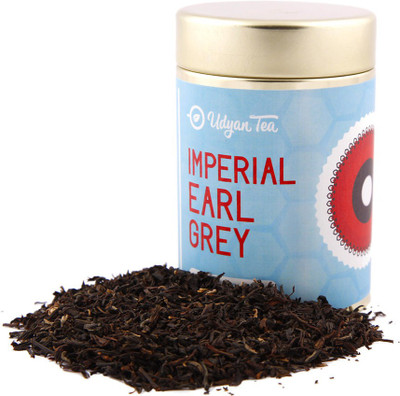 

Udyan Tea Imperial Earl Grey Black Tea - Natural & Pure Whole Leaf Tea Bergamot Orange Tea(50 g, Box)