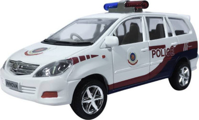 

lifestylesection Delh Police Car for kids (Multi color)(White)