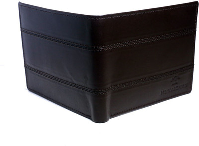

NUKAICHAU Men Casual Black Genuine Leather Wallet(8 Card Slots), Brown