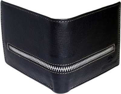 NUKAICHAU Men Casual Black Genuine Leather Wallet(8 Card Slots)