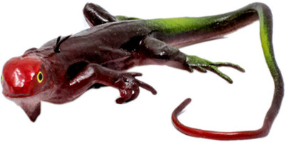Tootpado Gecko Rubber Lizard Toy 12.5 inch - Red - (2FNS96)(Red)