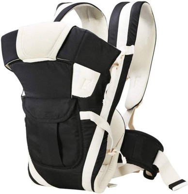 

HALO NATION Baby Carrier 4 In 1 Adjustable Infant Comfortable Sling Backpack & Buckle Strap - Black Baby Carrier(Black, Back Carry)