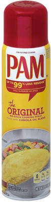 

PAM Non-Stick Cooking Spray, The Original - 170g (6oz) Baking Non Sticky Sprays Liquid(170 g)