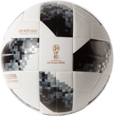 RAHICO CLUB RUSSIA TELSTAR WORLD CUP 2018 Football - Size: (Pack of 1, Black