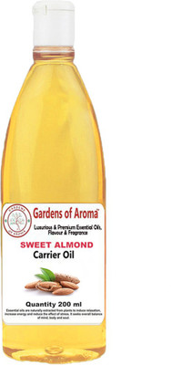 

Gardens Of Aroma Sweet Almond Carrier Oil(200 ml)