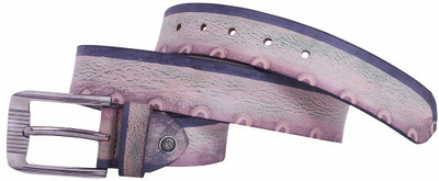 

SHYAMKRIPA Women Casual Purple, Pink Genuine Leather Belt, Cream