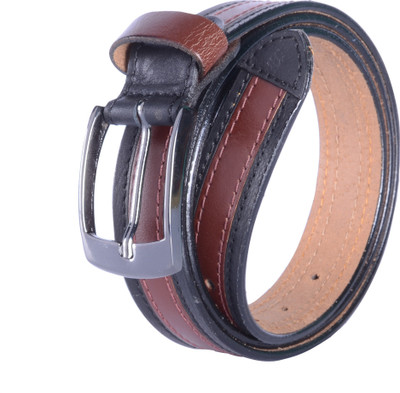 

Yew Leather Labs Men Casual Brown, Black Genuine Leather Belt