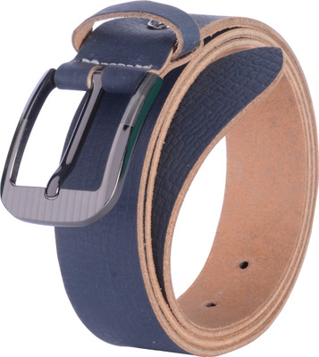 

Yew Leather Labs Men Casual Blue Genuine Leather Belt