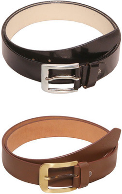

Lee Topper Men Casual, Evening, Formal, Party Black, Brown Artificial Leather Belt