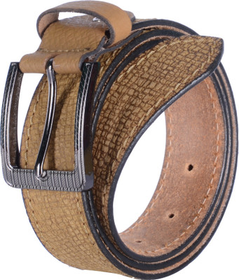 

Yew Leather Labs Men Casual Khaki Genuine Leather Belt, Brown