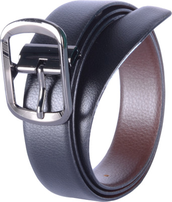 

Yew Leather Labs Men Formal Black Genuine Leather Belt
