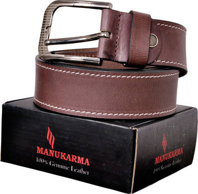 

MANUKARMA Men Brown Genuine Leather Belt, MANUKARMA Men Formal Brown Genuine Leather Belt, MANUKARMA Men Brown Genuine Leather Belt, MANUKARMA Men Brown Genuine Leather Belt