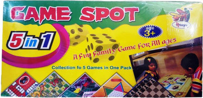 

Masterfit 5 in 1 Fun Family Game Board Game