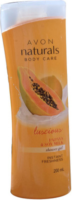 

Avon Naturals Body care Papaya & Soy Milk Shower Gel(200 ml)