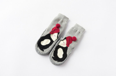 

Kidofash BOOTIES-126-2 Booties(Toe to Heel Length - 12 cm Grey)