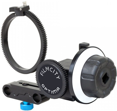 

FILMCITY Optima Follow Focus with Flexible Gear Belt for DSLR Video Movie camera FC-OP Camera Rig