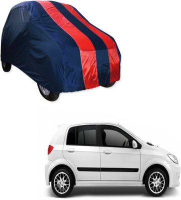 ask Car Cover For Tata Tiago (Without Mirror Pockets)(Red, Black)