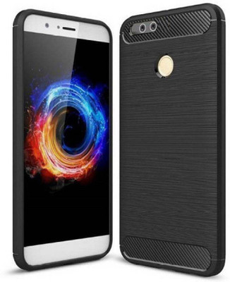 Trimanav Back Cover for Honor 7X(Black, Rubber)