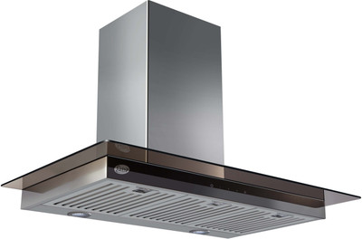 GLEN CH6062TS90BFLTW Wall Mounted Chimney(Sliver 1250 CMH)