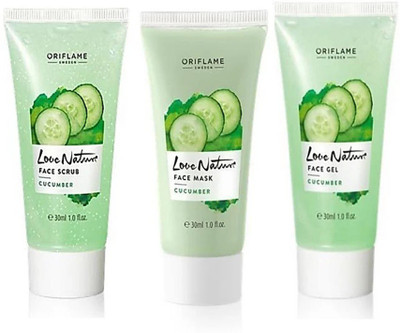 

Oriflame Sweden Cucumber Cleansing Kit(Set of 3)