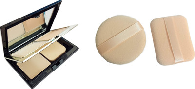 

ruby collection Compact Powder Puff-Puff-Combo(Set of 3)