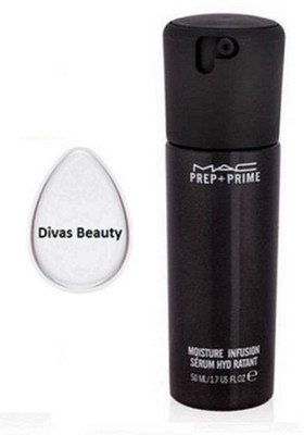 

divas beauty Silicone Puff&MAC Prep + Prime Moisture Infusion Serum Hydratant(Set of 2)