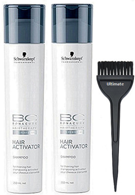 

Ultimate Of Hair Brush, Schwarzkopf Bc Hair Activator Shampoo Set Of 2(Set of 3)