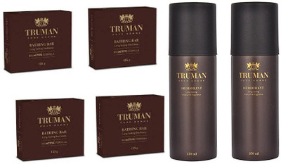 

Vestige truman soap (set of 4 ) and body spray (set of 2 )(Set of 6)