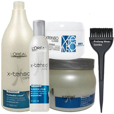 Pro longwear combo Hair Brush, X-Care Hair Shampoo Set of 2, Masque, Spa(Set of 5)