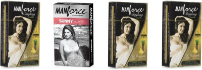 

Manforce PINEAPPLE,SUNNY EDITION Combo Pack and 4 tab (100mg) with every order Condom(Set of 4, 40S)