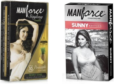 

Manforce PINEAPPLE,SUNNY EDITION Combo Pack and 4 tab (100mg) with every order Condom(Set of 2, 20S)