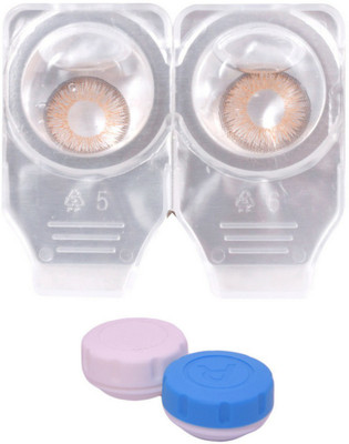 

Choice Empire 1 Pair Zero Power Monthly Contact Lens Without Solution - Brown Color Lens Monthly Contact Lens(0 dioptres, Brown, Pack of 2)