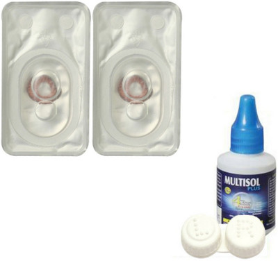 

Eyeshine Honey Colored contact Lens with case and solution Half-yearly Contact Lens(o, Honey, Pack of 2)