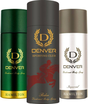 

perfectstore denverdeodrent pride/ imrerial Body Spray - For Men(450 ml, Pack of 3)