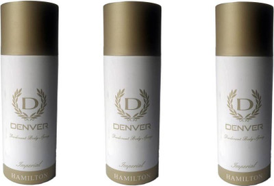 

Denver IMPERIAL Body Spray - For Men(495 ml, Pack of 3)