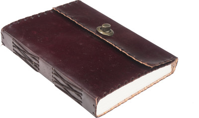

Pranjals House A5 Journal(Pure Genuine Real Vintage Leather Handmadepaper Notebook Dairy For office Home to Write Poem Daily Update - Brown Size of 8*6, Brown)