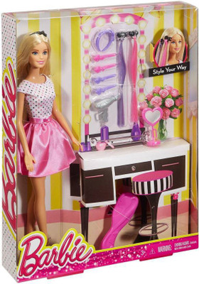 

S.R BROTHERS Barbie Deluxe Hair (Multicolor)(Multicolor)