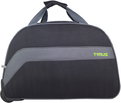 

TIMUS BOLT 65 CM BLACK 2 WHEEL DUFFLE FOR TRAVEL - CHECK-IN LUGGAGE Duffel Strolley Bag(Black, Grey)