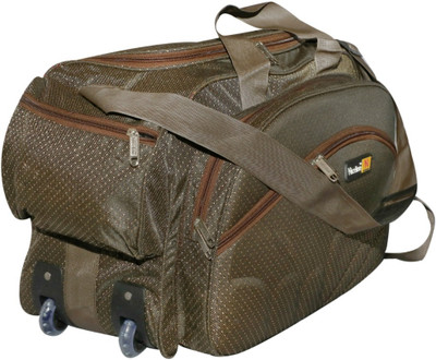 

niceline 35 inch/89 cm (Expandable) brwn00197 Duffel Strolley Bag(Green)