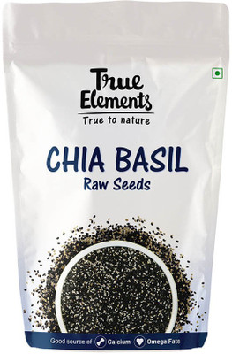 

True Elements Chia Seeds, Basil Seeds(500 g)