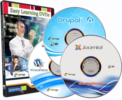

Easylearning WordPress Joomla Drupal Webdesign Video Training Combo Course on 3 DVDs(DVD)