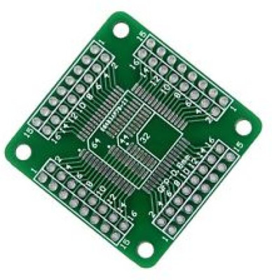 

KitsGuru QFP 32 / 44 / 64 to DIP Pinboard SMD to DIP 0.5mm Pin Pitch Adapter Electronic Components Electronic Hobby Kit