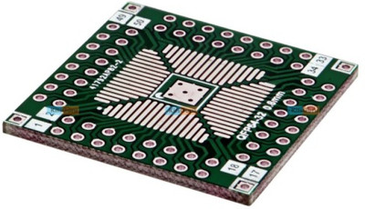 

KitsGuru QFN64 QFP64 turn DIP64 adapter plate converter board 0.5 / 0.8 mm SMT SMD Electronic Components Electronic Hobby Kit