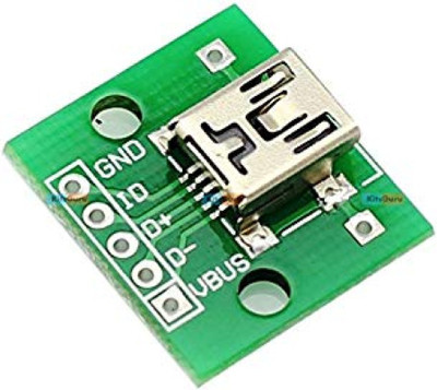 

KitsGuru Mini USB turn Dip female mini USB type B female SMD DIP switch adapter Electronic Components Electronic Hobby Kit