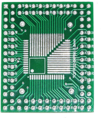 

KitsGuru QFP 32 / 44 / 64 to DIP Pinboard SMD to DIP 0.8mm Pin Pitch Adapter Electronic Components Electronic Hobby Kit