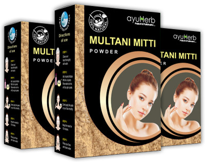 

ayuherb india co multani mitt pack of 3 (150g)(150 g)