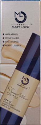 

Mattlook FOUNDATION OIL FREE, WATER PROOF, 24 Hrs Foundation(Natural)